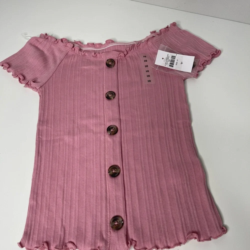 Justice lot of 4 tops size 10